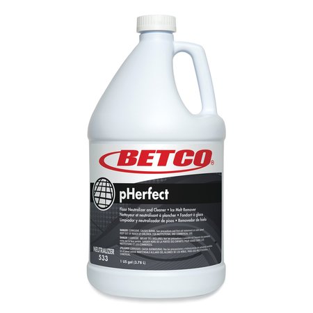 BETCO pHerfect Floor Neutralizer and Cleaner, Characteristic Scent, 1 gal Bottle, 4PK 5330400